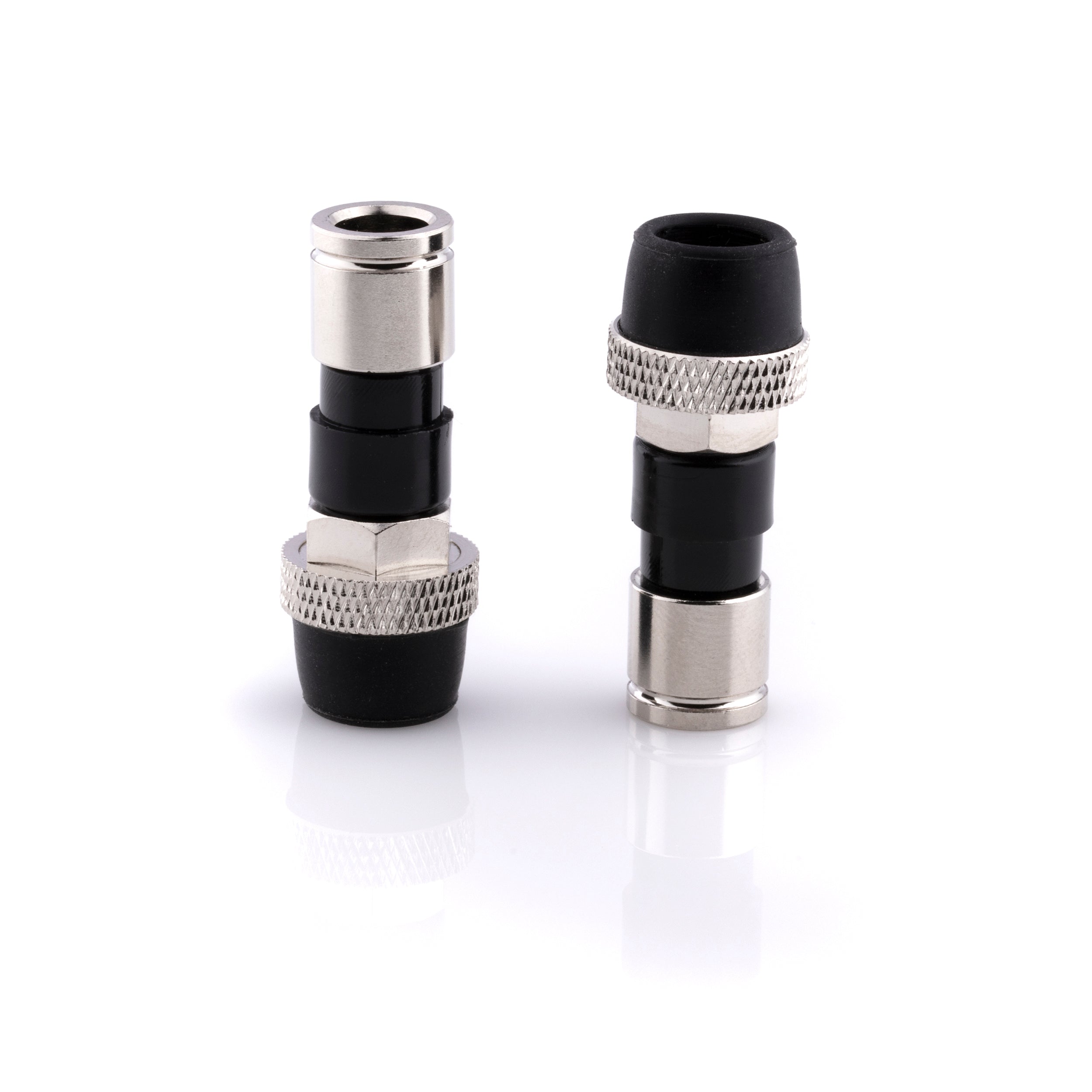 Coaxial Cable Compression Fitting Connector - for RG59 Coax Cable - with Weather Seal O Ring, Weather Boot, and Water Tight Grip (50 Pack)