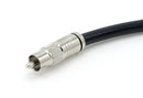 Digital Audio Cable - Digital Coaxial Cable with RCA connections, 75 Ohm - Low and Hgh Frequency RG6 Coax - Subwoofer Cable - (S/PDIF) Black RCA Cable, 25 Feet