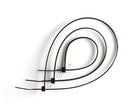 11 inch Black Nylon Zip Ties - Strong Zip Tie, Wire Ties - Indoor and Outdoor Rated - No Tools Needed , Zip Ties (Wire Ties, Cable Ties), 100 Pack - Black - 11"