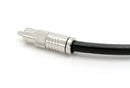 Digital Audio Cable - Digital Coaxial Cable with RCA connections, 75 Ohm - Low and Hgh Frequency RG6 Coax - Subwoofer Cable - (S/PDIF) Black RCA Cable, 25 Feet