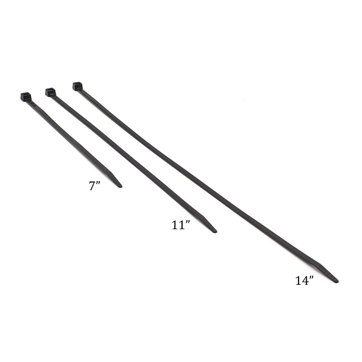 17 inch White Nylon Zip Ties - Strong Zip Tie, Wire Ties - Indoor and Outdoor Rated - No Tools Needed , Zip Ties (Wire Ties, Cable Ties), 100 Pack - White - 17"