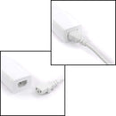 AC Power Cord (3 Prong) - 10 Feet (3 Meter), White - Premium Quality Copper Wire Core - Computer, Medical, Server & Desktop - NEMA 5-15 to C13 / IEC 320 - UL Listed Power Cable