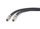 25 Feet - RG-11 Coaxial Cable F Type Cable High Definition with RG11 Coax Compression Connectors - (Black)