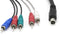10 Pin Audio and Video Cable NOT S-VIDEO CABLE; for: H25, C31, C41, c41-W, C51 Direct Replacement 10 Pin to RGB; Component Red-Green-Blue and Composite Red-White Cable - for Directv