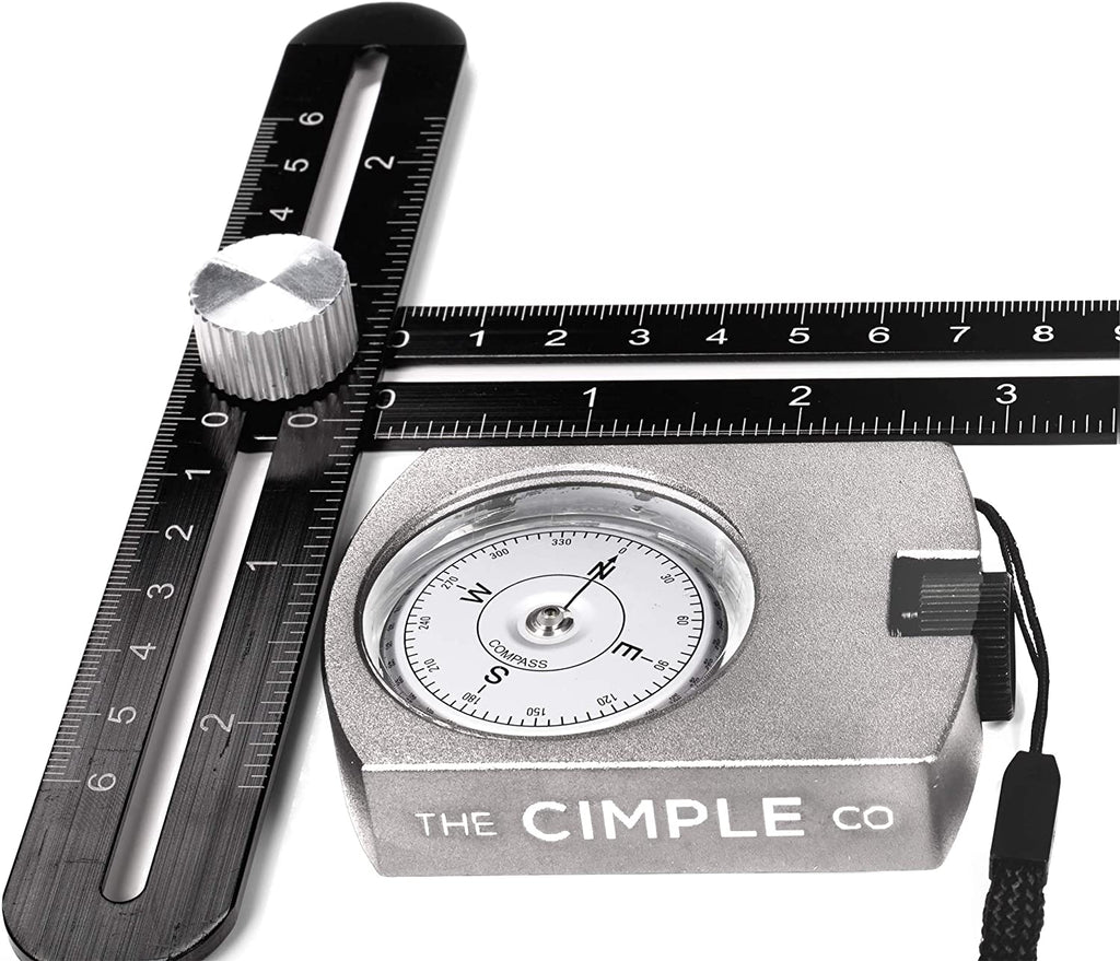 Aluminum Compass with Azimuth Gauge and Portable Bag Aluminum Compass with Azimuth Gauge and Portable Bag