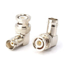 Right Angle BNC Connector - 50 Pack - BNC Elbow Male Female Adapter / 90 Degree Coaxial Connector / High Quality, well built, professional quality - HD SDI