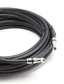 25 Feet - RG-11 Coaxial Cable F Type Cable High Definition with RG11 Coax Compression Connectors - (Black)