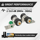 3 GHz High Frequency Ground Block - Dual Port - Weather Seal Boots for Coaxial Cable, Coax F Type approved for Antenna, Satellite Dish, Cable TV - Two Port Grounding - 4 Pack