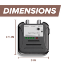 Signal Strength Meter with Adjustable Signal Strength - Digital TV OTA Antenna Finder with LED Indicator Display and Coax Cable