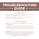 Signal Strength Meter with Adjustable Signal Strength - Digital TV OTA Antenna Finder with LED Indicator Display and Coax Cable