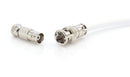 BNC Cable, White RG6 HD-SDI and SDI Cable (with two male BNC Connections) - 75 Ohm, Professional Grade, Low Loss Cable - 35 feet (35')