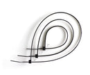 7 inch Black Nylon Zip Ties - Strong Zip Tie, Wire Ties - Indoor and Outdoor Rated - No Tools Needed , Zip Ties (Wire Ties, Cable Ties), 100 Pack - Black - 7"