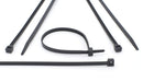7 inch Black Nylon Zip Ties - Strong Zip Tie, Wire Ties - Indoor and Outdoor Rated - No Tools Needed , Zip Ties (Wire Ties, Cable Ties), 100 Pack - Black - 7"