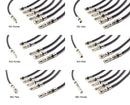 Digital Coaxial Cable Kit with Universal Ends -RG6 Coax Cable and six (6) Piece Adapter Kit includes Male Female RCA BNC F81, and Barrel Connectors - Black, 35 Feet