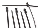11 inch Black Nylon Zip Ties - Strong Zip Tie, Wire Ties - Indoor and Outdoor Rated -Screw Mounting Hole, Zip Ties (Wire Ties, Cable Ties), 100 Pack - Black - 11"