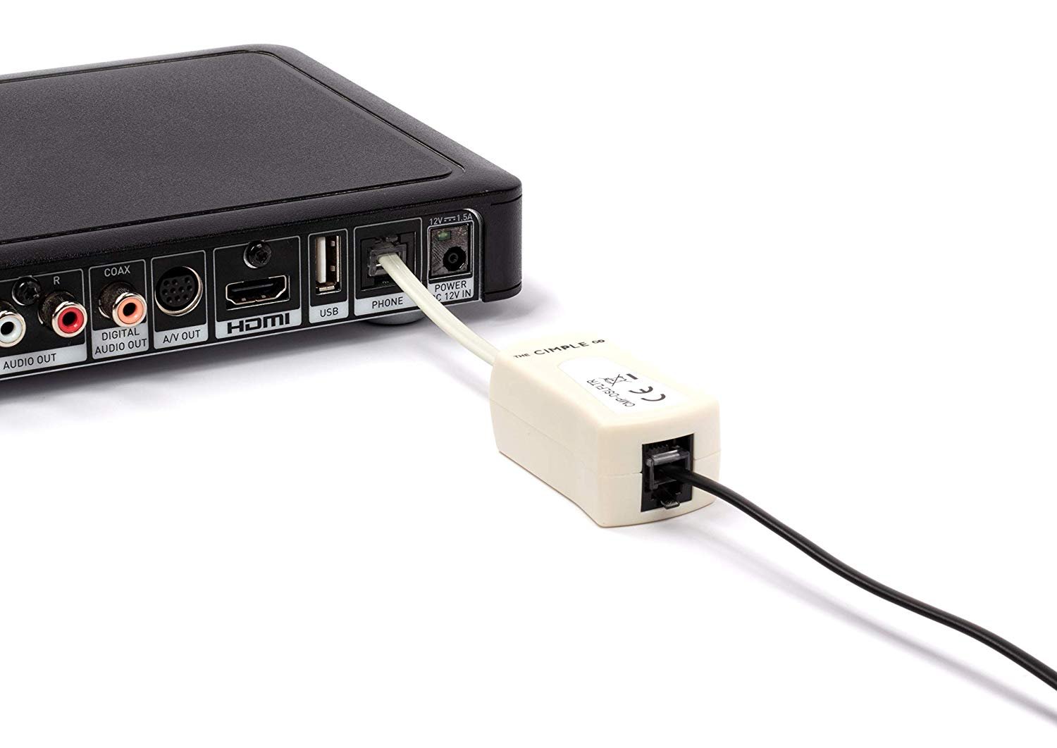 DSL Phone Line Filter | 1 Pack | Ivory | Reduce Digital Noise Caused By DSL Line