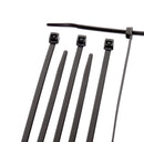 17 inch Black Nylon Zip Ties - Strong Zip Tie, Wire Ties - Indoor and Outdoor Rated - No Tools Needed , Zip Ties (Wire Ties, Cable Ties), 100 Pack - Black - 17"