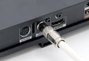 Digital Audio Cable - Digital Coaxial Cable with RCA connections, 75 Ohm - Low and Hgh Frequency RG6 Coax - Subwoofer Cable - (S/PDIF) White RCA Cable, 6 Feet