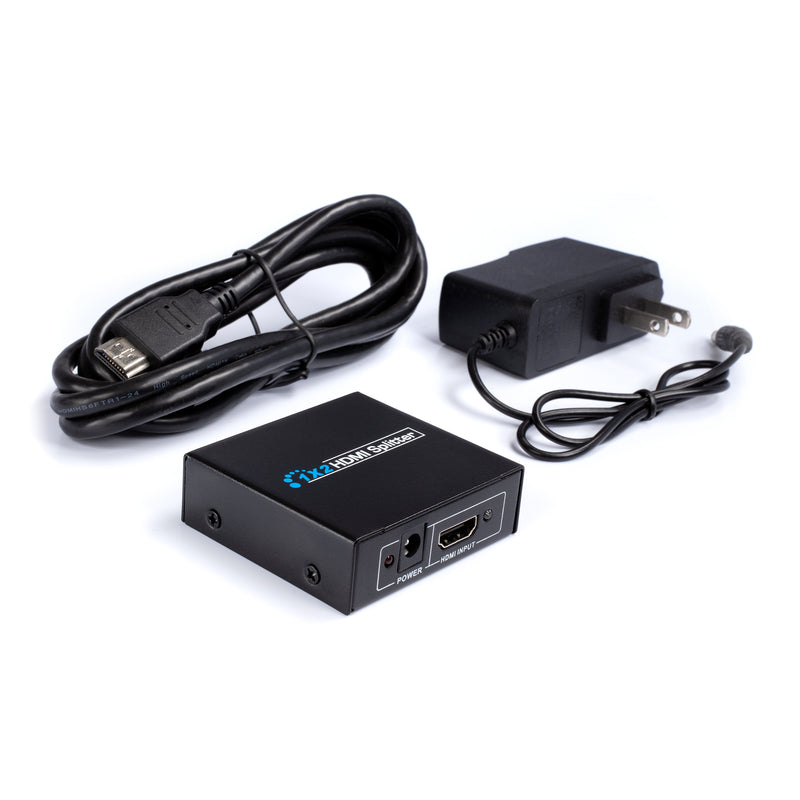 Sæbe Uplifted Maiden HD 1X2 HDMI Splitter Powered Kit - 2 Port Hub 1 in 2 Out - 2 HDMI Powe –  THE CIMPLE CO
