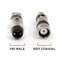 Coaxial Cable Compression Fitting Connector - for RG11 Coax Cable - with Weather Seal O Ring, Weather Boot, and Water Tight Grip (25 Pack)
