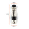 Coaxial Cable Compression Fitting Connector - for RG11 Coax Cable - with Weather Seal O Ring, Weather Boot, and Water Tight Grip (100 Pack)