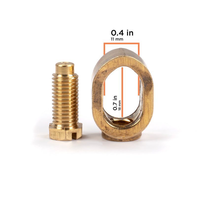 Grounding Clamp - Direct Burial Ground Rod Clamp w Screws - 3/8 Inch Cold Water Pipe, Electrical Bonding - UL Listed - Antenna, Satellite Dish, Cable TV - 4 Pack