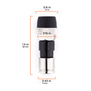 Coaxial Cable Compression Fitting Connector - for RG59 Coax Cable - with Weather Seal O Ring, Weather Boot, and Water Tight Grip (25 Pack)