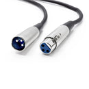 Extension Cable for Microphone | XLR Male to XLR Female Cable | 3P, 6 feet