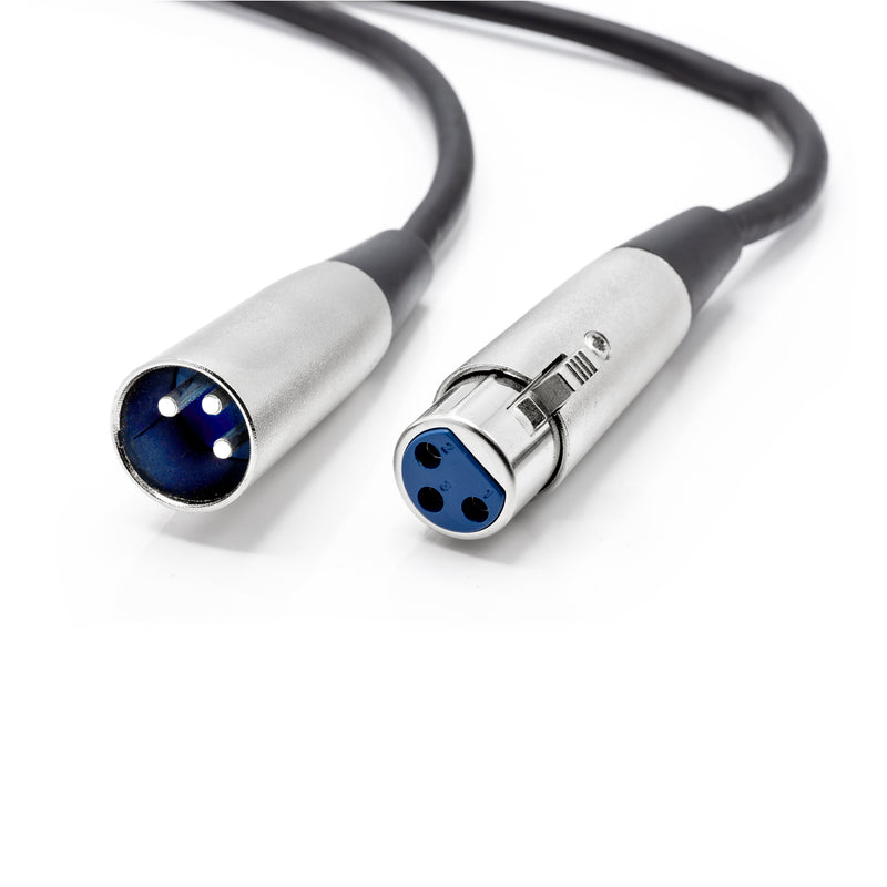 Extension Cable for Microphone | XLR Male to XLR Female Cable | 3P, 3 feet