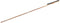 4ft Copper Grounding Rod - 3/8" Diameter - Includes Ground Rod Clamp - Great for Electric Fences, Antennas, Satellite Dishes, and other Grounding and Bonding Needs - Set of 1