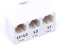 Telephone Splitter 2 Line Adapter - 3-Way Splitter (Line 1, Line 2, and Twin Line) - Dual Line Separator - 4 Conductor Connector (2 Phone Lines) - White, 2 Pack