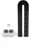 Duplex Jack Phone Wall Adapter - 2 Pack, White - 2-Way Phone Splitter (2 Lines) Wall Jack Phone RJ11 Adapter