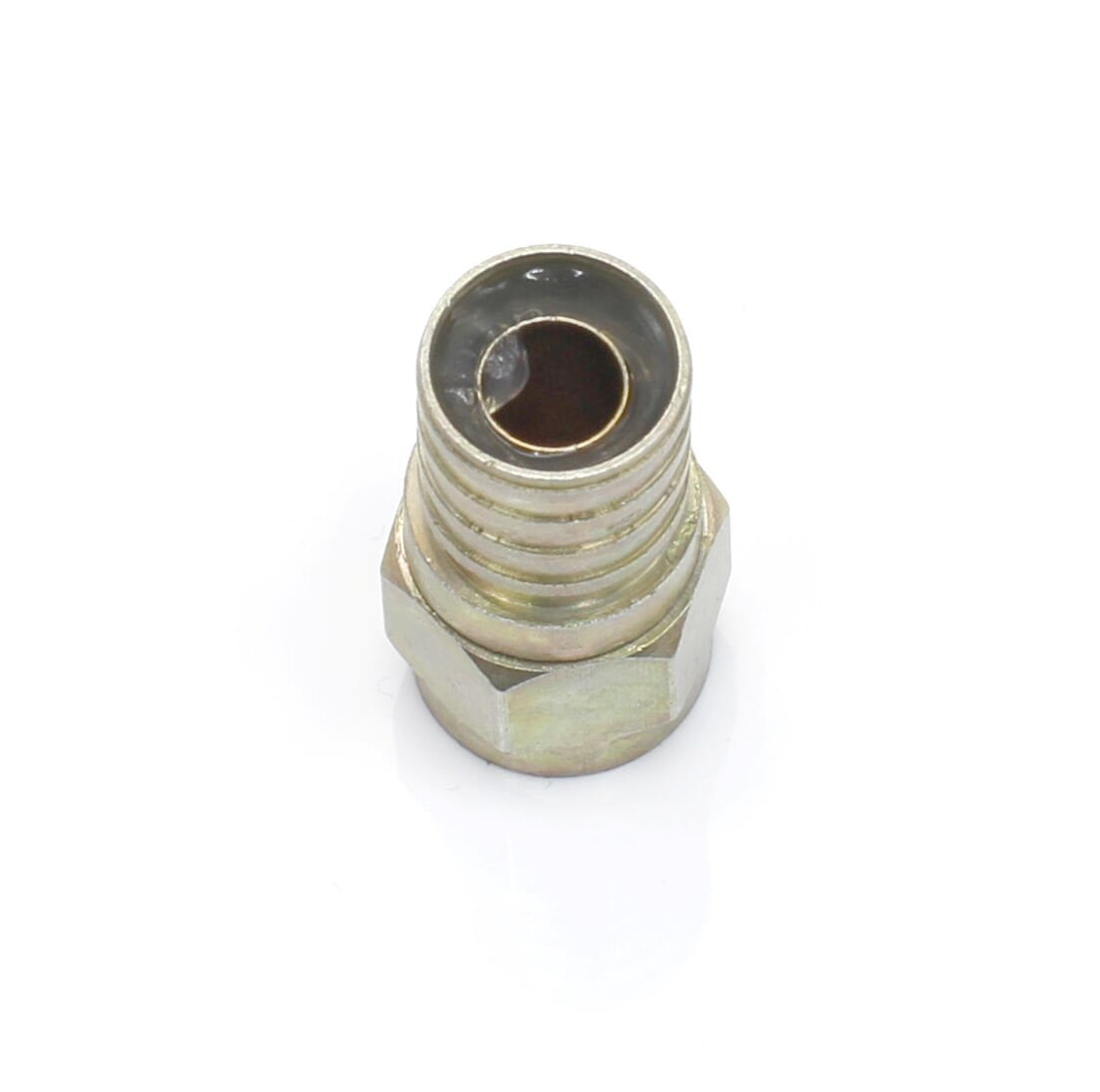 Coaxial Crimp Connector for RG6 Coaxial Cable. Includes O-Ring and Gel for Weather Proofing Seal, Indoor and Outdoor use. Also known as a Radial Compression Connector. Pack of 4