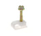 THE CIMPLE CO - Single Coaxial Cable Clips, Cat6, Electrical Wire Cable Clip, 1/4 in (6 mm) Screw Clip and Fastener, White (100 pieces per bag)