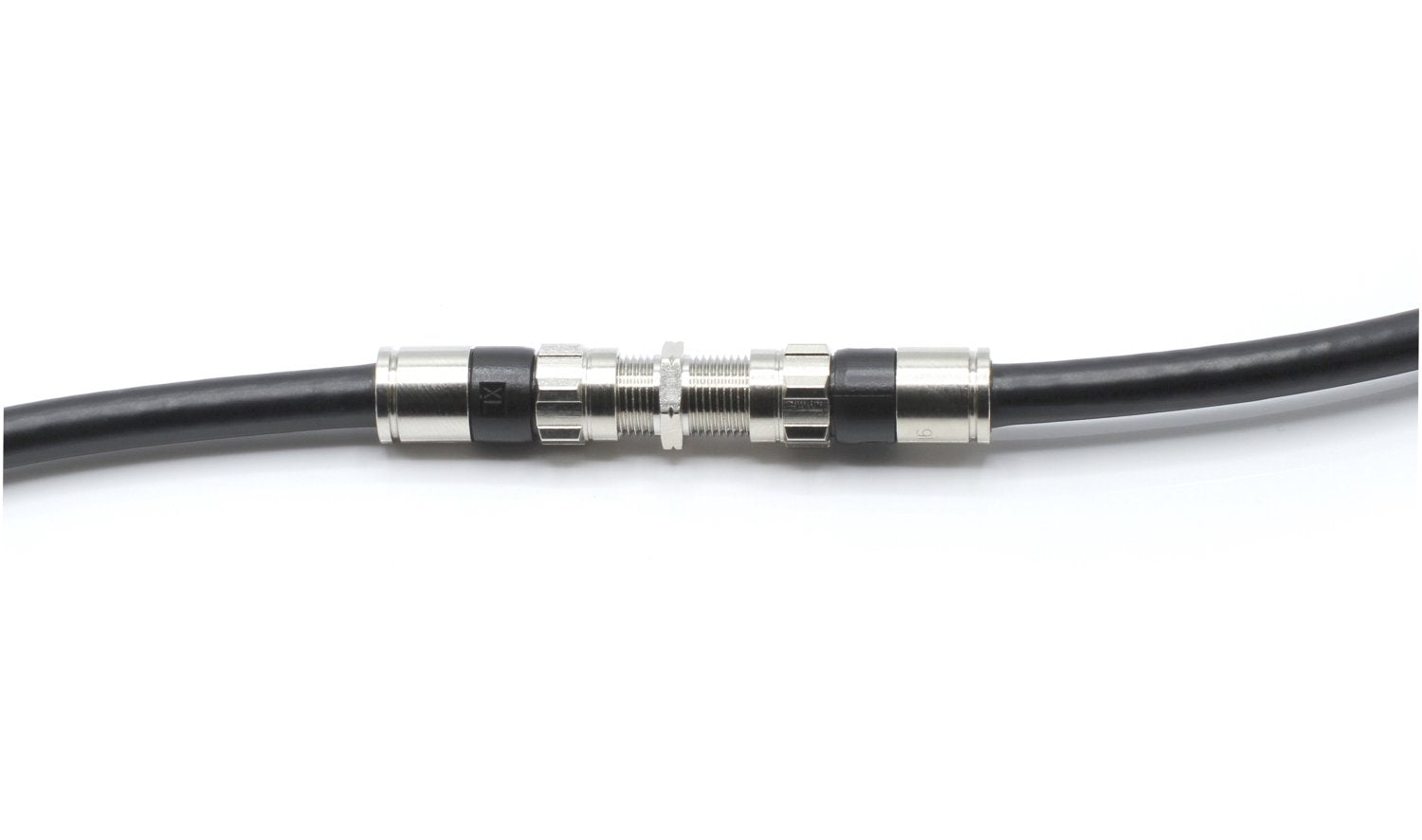 Coaxial Cable Extension Adapter | 50 Pack | Satellite Cable TV Compatible F-Pin