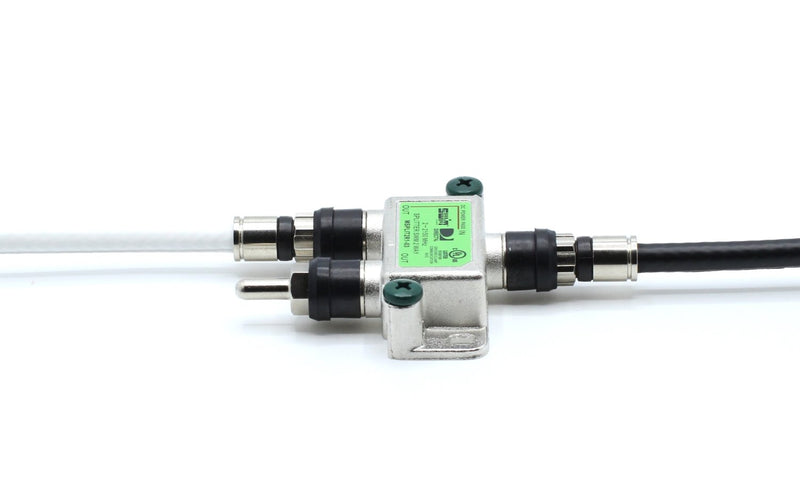 Coaxial F Type (F-Pin / F81) Voltage Blocking 75 Ohm Terminator with DC Short for Coax and RF - RF Signal (AC) and Power or Voltage (DC) Should be Blocked or Capped - Pack of 10