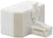 Telephone Splitter 2 Line Adapter - 3-Way Splitter (Line 1, Line 2, and Twin Line) - Dual Line Separator - 4 Conductor Connector (2 Phone Lines) - White, 2 Pack