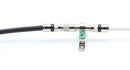 Coaxial Cable Push on Connectors - 10 Pack - for Tight Corners and Hard to Reach areas - F Type Adapter for Coax Cable and Wall Plates