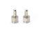 Coaxial F Type (F-Pin / F81) Voltage Blocking 75 Ohm Terminator with DC Short for Coax and RF - RF Signal (AC) and Power or Voltage (DC) Should be Blocked or Capped - Pack of 50