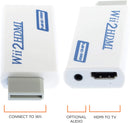 Compatible with: Wii to HDMI Adapter - Compatible with: Nintendo HDMI Converter