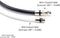 Coaxial Cable Compression Fitting - 100 Pack - for RG11 Coax Cable - with Weather Seal O Ring and Water Tight Grip