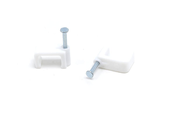 THE CIMPLE CO - Dual, Twin, or Siamese Coaxial Cable Clips, Cat6, Elec