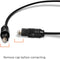 Digital Optical Audio Cable - Premium Toslink Fiber Optic Audio Cables with Gold Plated Connectors - Ultra Thin Jacket, Micro Cable - Extra Flexible, Long Life Jacket - 3 Feet