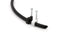 THE CIMPLE CO - Single Coaxial Cable Clips, Cat6, Electrical Wire Cable Clip, 1/4 in (6 mm) Nail Clip and Fastener, Black (10 pieces per bag)