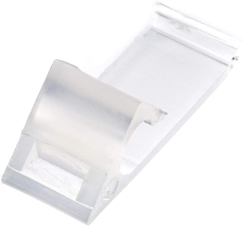 Nylon Horizontal Siding Clips for Coax (RG6 RG59) Cable Mounting Home Snap In Clips for Hanging and Wire Bundle Cable Management - White - 50 Pack
