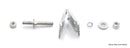 I Beam Style Ground Clamp - Galvanized Heavy Duty Trailer I-Beam Grounding, Stranded or Solid Wire - Grounding Tools Edition - UL Listed - Antenna, Satellite Dish, Cable TV - 10 Pack