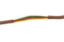 Thermostat Wire 18/6 - Brown - Solid Copper 18 Gauge, 6 Conductor - CL2 (UL Listed) CMR Riser Rated (CL3) - Residential, Commercial and Industrial Rated - 18-6, 100 Feet