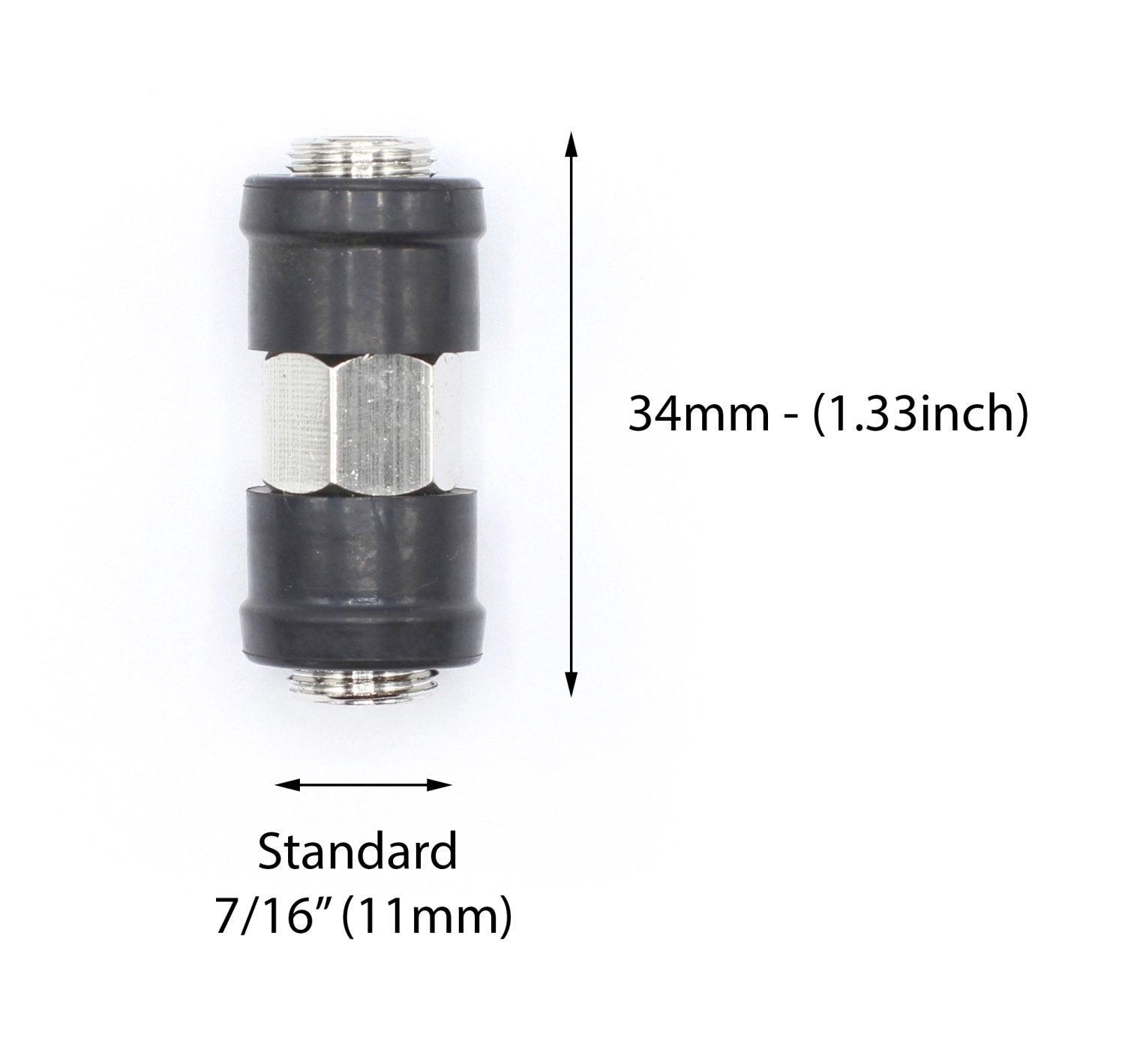 Weather Sealed Cable Extension Coupler - 100 Pack - Cable Extension Adapter (Barrel Splice - Coupler) - Connects Two Coaxial Video Cables (Female to Female Connector) 3GHz rated