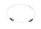 1' Feet, White RG6 Coaxial Cable (Coax Cable) with Weather Proof Connectors, F81 / RF, Digital Coax - AV, Cable TV, Antenna, and Satellite, CL2 Rated, 1 Foot