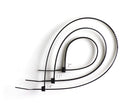 14 inch Grey Nylon Zip Ties - Strong Zip Tie, Wire Ties - Indoor and Outdoor Rated -Screw Mounting Hole, Zip Ties (Wire Ties, Cable Ties), 100 Pack - Gray - 14"
